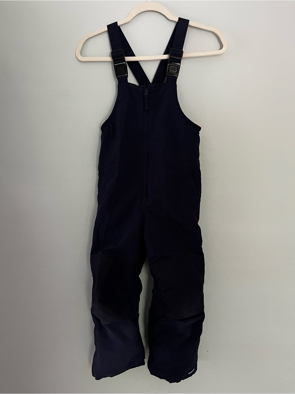 Lands' End Navy Kids Snow Bib Overalls